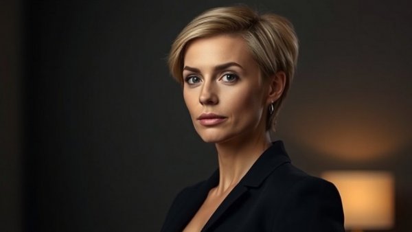 Elegant Woman at Royal Park Hotel in Michigan