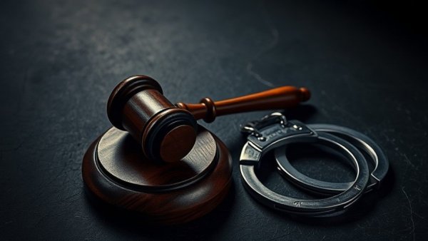 Gavel and handcuffs symbolizing justice and Michigan Governor Jim Crow Injustice.