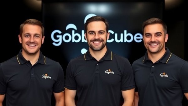 GobbleCube team celebrates $15 million funding round.