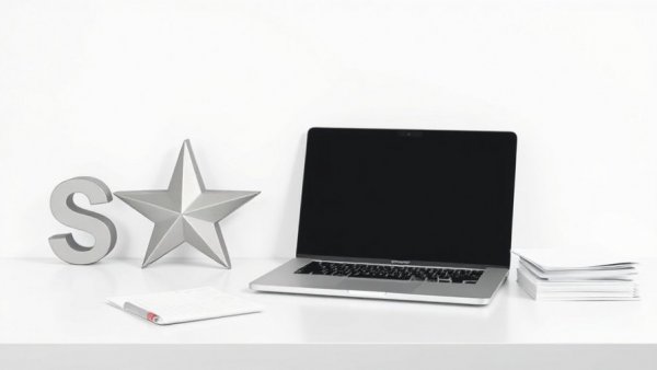 Best cities to start a business analysis theme with laptop and star sign.