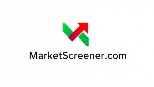 Minimalistic logo with interlocking arrows above the 'MarketScreener.com' text.