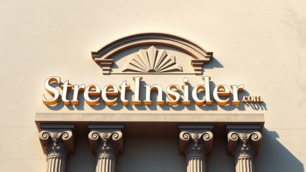StreetInsider.com logo with classical architecture design.