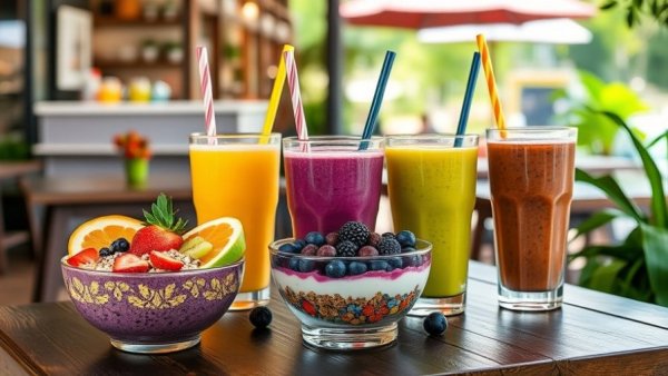 Colorful Playa Bowls and smoothies showcasing West Michigan expansion.