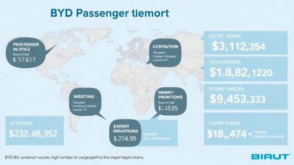 Infographic of BYD vehicle exports by region for early 2026.