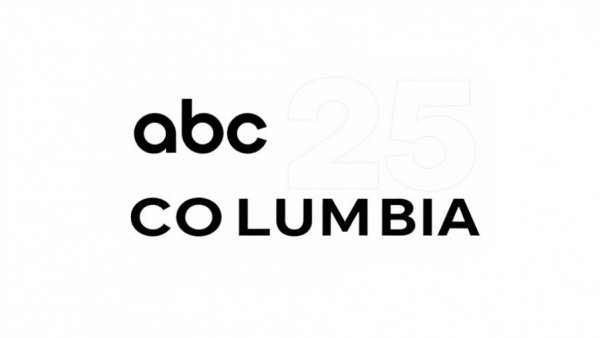 Modern news logo with bold 'abc 25 COLUMBIA' text.