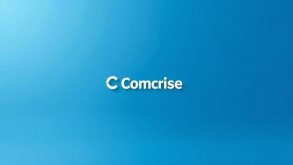 Flat digital corporate logo on a sleek blue gradient background representing enterprise AI adoption.