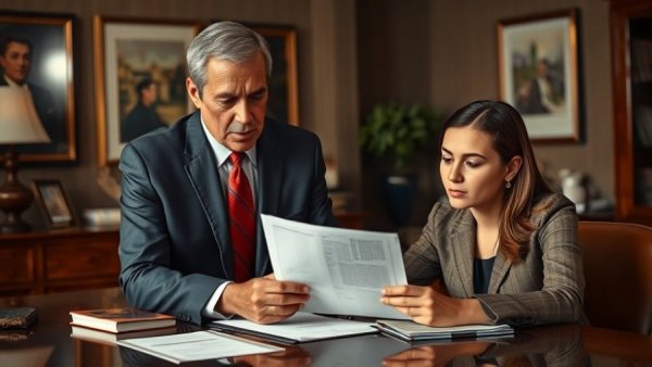 Serious discussion about Michigan Medicaid fraud in an office setting.