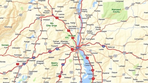 Map of Oakland County with locations marked for bar liquor purchase.