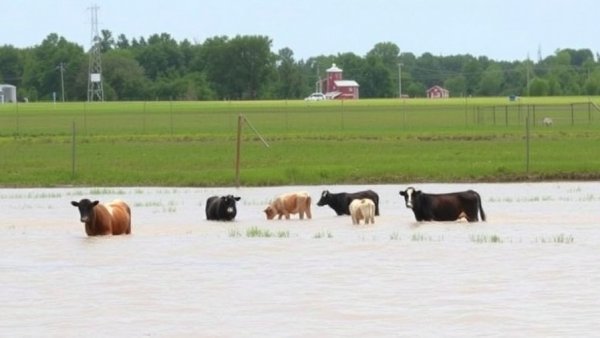 State agriculture officials warn floodwater can sicken livestock and contaminate food
