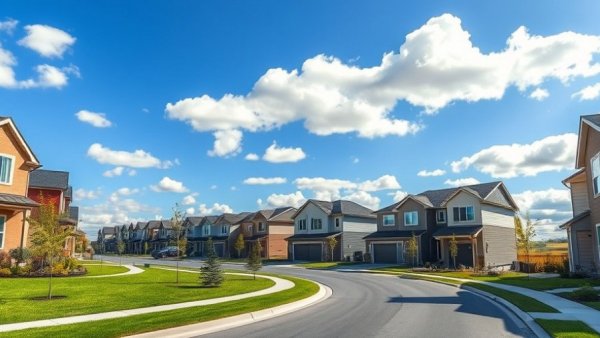 Central Florida real estate market suburban homes under sunny skies.