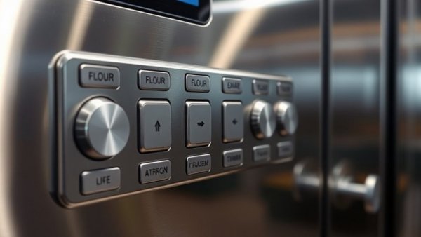 Elevator control panel highlighting senior housing elevator issues.