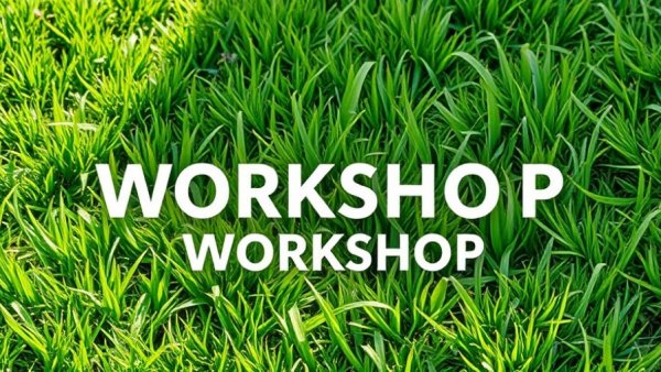 Lawn fertilization and weed control services promotion on green grass background.