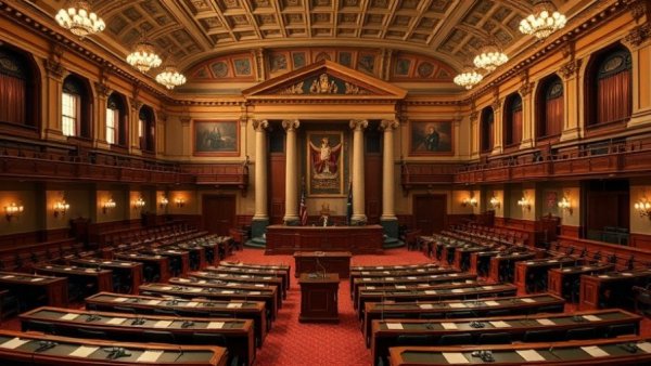 Wyatt's Law Michigan legislative chamber interior view.