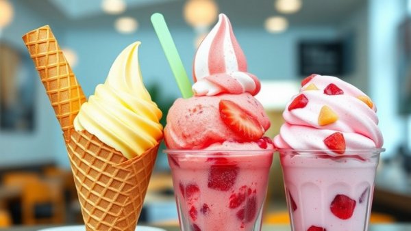 Barry G's Italian Ice closure showing three desserts: ice cream, Italian ice, and fruity ice cream.