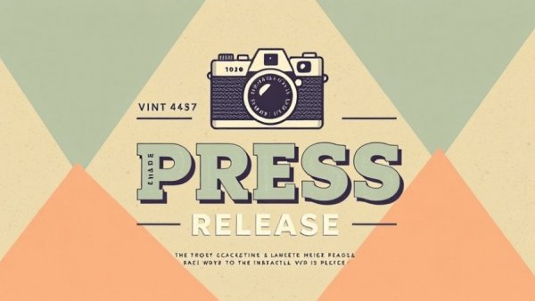 Retro style press release graphic for local SEO PPC advertising.