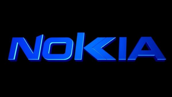 Futuristic Nokia logo symbolizing AI-driven sales growth.
