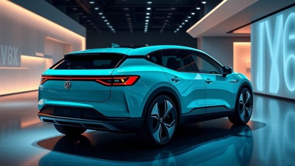 Volkswagen China Strategy: ID. Unyx 08 in futuristic setting.