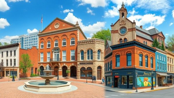 Collage showcasing Michigan properties on National Register.