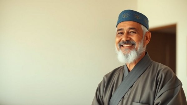 Middle-aged man in traditional attire, smiling indoors, Nigeria's Problem Not About Lack of Resources.