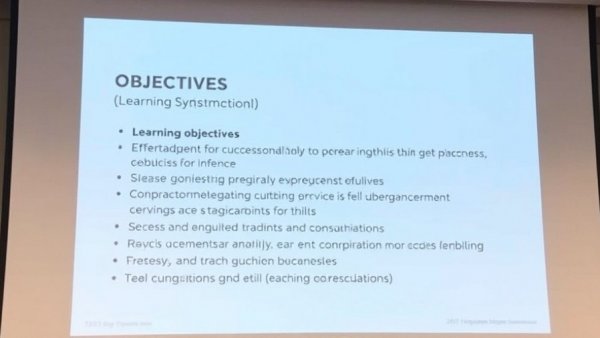 Educational slide with learning objectives on driving small business growth.