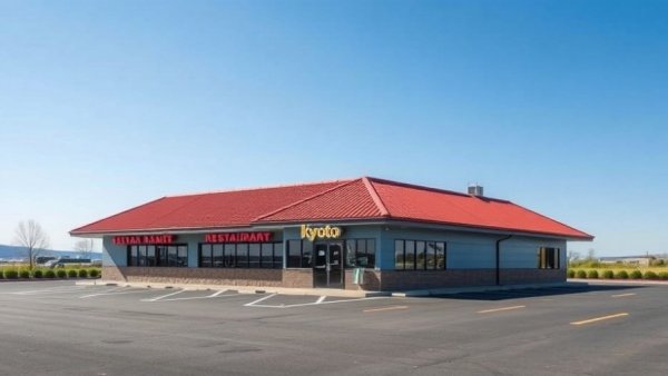 Michigan restaurant exterior with red roof; related to owner indictment.