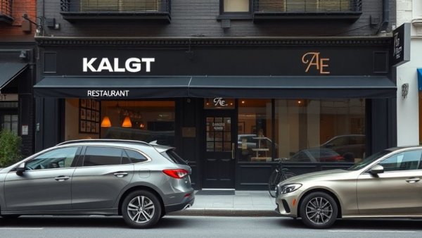 Metro Detroit restaurant exterior with parked cars