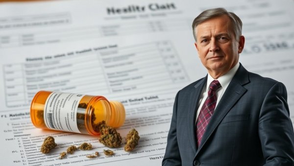 Political figure and marijuana reclassification concept in Michigan.