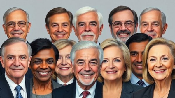 Portraits of Michigan gubernatorial candidates highlighting diverse backgrounds.