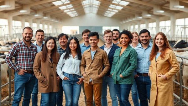 Michigan agriculture policy meeting in livestock barn with professionals