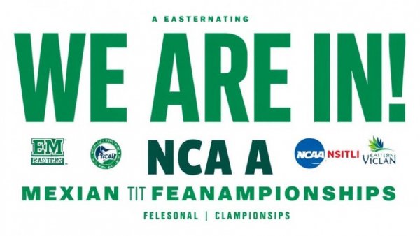 Eastern Michigan Women's Golf NCAA Regional appearance announcement.