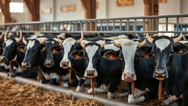 Cattle resting at Michigan agriculture event, highlighting livestock care.