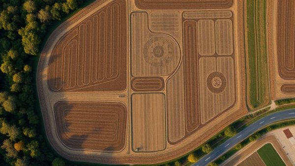 Nonprofit land access model Michigan farmland aerial view