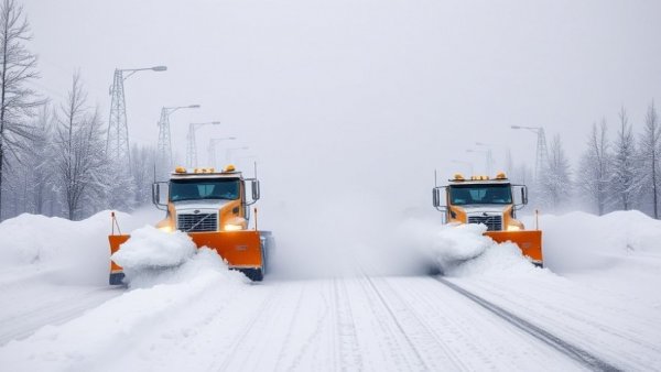 Snow plows clearing snowy roads highlight winter weather response costs in Manassas.