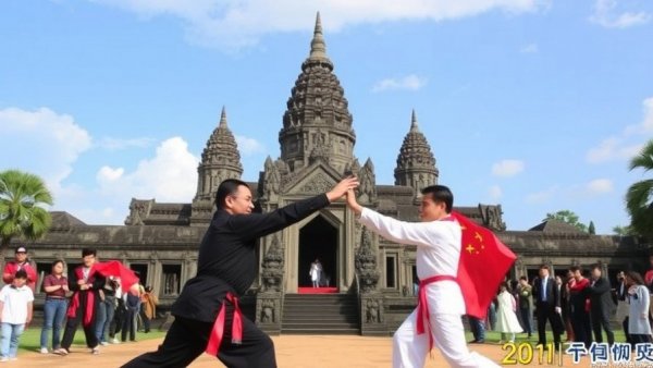Asia-Pacific Community: Joint martial arts event at Angkor underscores deepening Cambodia-China cultural exchanges