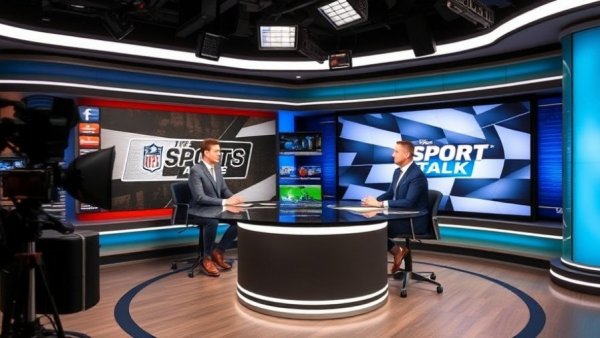 Sportscasters on a talk show discussing updates.