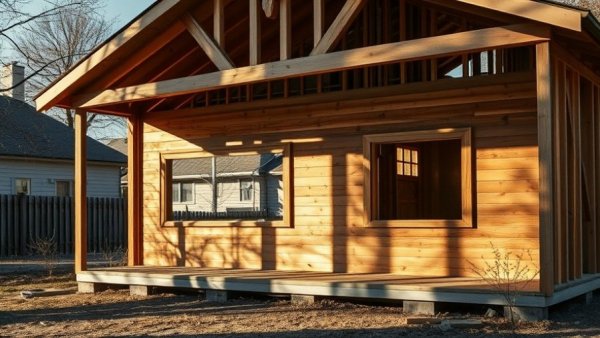 Unfinished house in Oakland County highlighting economic instability.