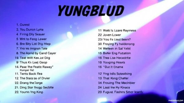 Yungblud setlist 2026. Songs from the Idols World Tour concert