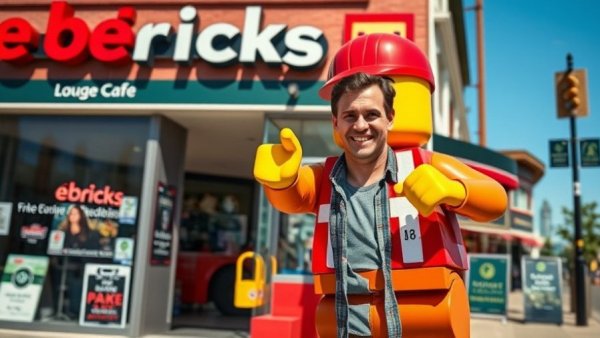 Success story at eBricks store with LEGO figure.