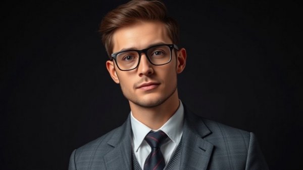 Stylishly dressed man embodying an integrated digital marketing strategy.