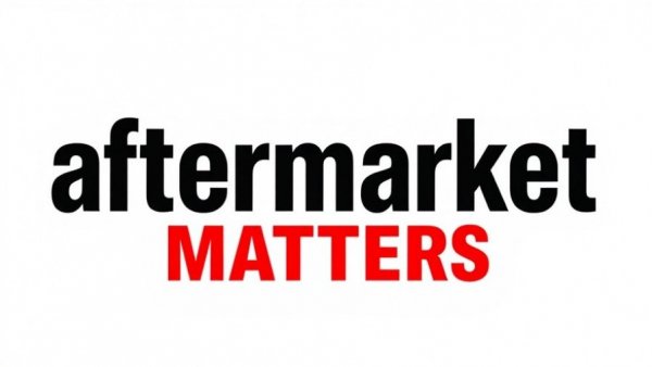 Logo with bold text 'aftermarket MATTERS' in red and black.