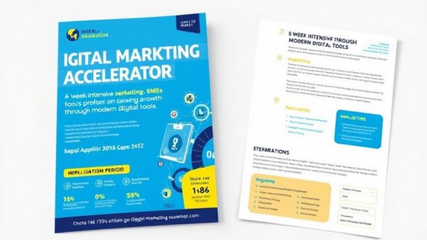 Digital SME Launch Pad 5.0 flyer for marketing accelerator program.