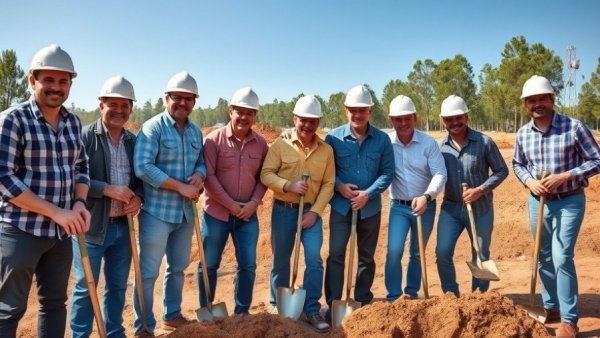 Groundbreaking ceremony at Christian Brothers Automotive Training Center Katy