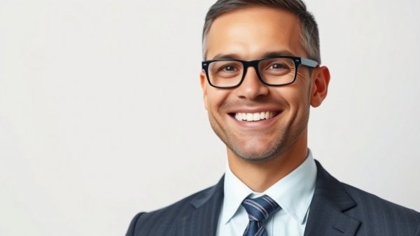 Professional smiling confidently for AI-driven marketing strategies