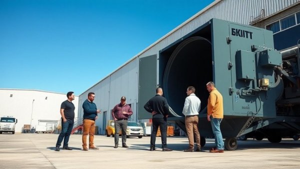 North American Fleet Days event with industrial equipment and people.
