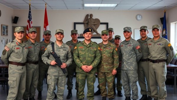 Army Contracting Master Gunner Training group photo with soldiers.