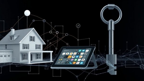 AI marketing platform for real estate agents with tech elements.