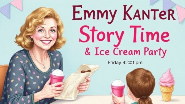 Emmy Kastner Story Time & Ice Cream Party