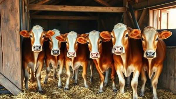 Dancing Goat Creamery Product Recall and attentive cows in a barn.
