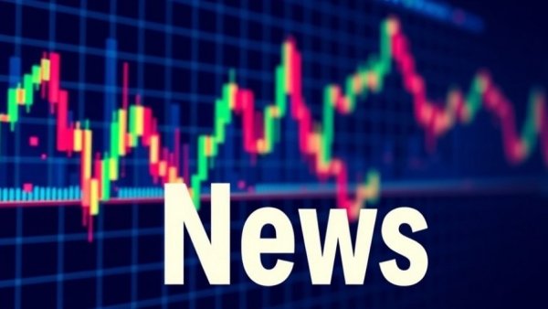 SEO Education for Small Businesses: News with a financial graph background.