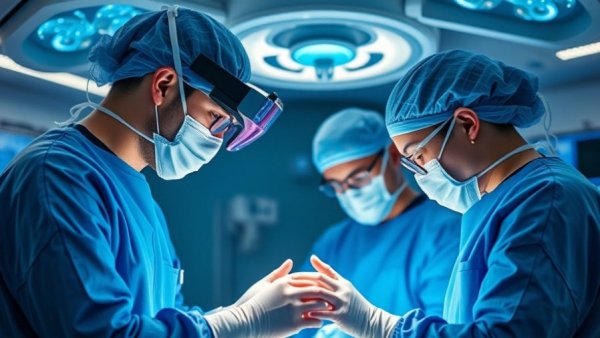 Augmented reality knee surgery in Michigan with advanced technology.